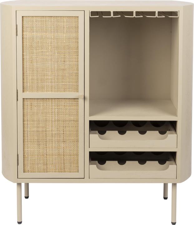 Produktbild White Label Living Cabinet (8 Flaschen, 90 x 38 x 100 cm)