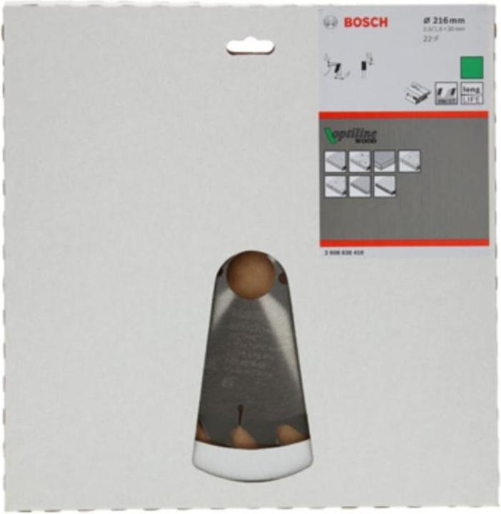 Actual product image Bosch Professional Zubehör PRO Wood circular saw blade, 216 x 2.6 x 30 mm