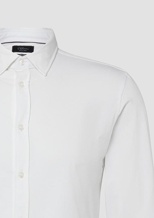 Immagine prodotto s.Oliver Hemd Tailored Fit: Elegantes Langarmhemd aus Edeljersey (44)