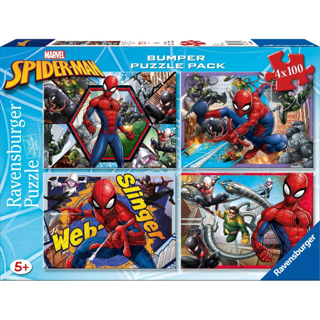 Ravensburger 4x100 Stk. - Spider Man (100 Teile)