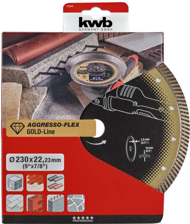 Immagine prodotto kwb Disco da taglio diamantato Goldline 230