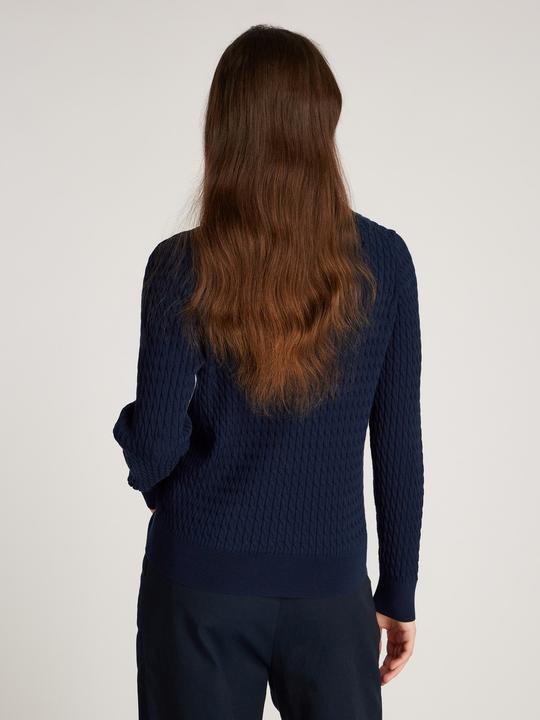Image du produit Tommy Hilfiger Pull à col V manches longues en câblé fin (3XL)