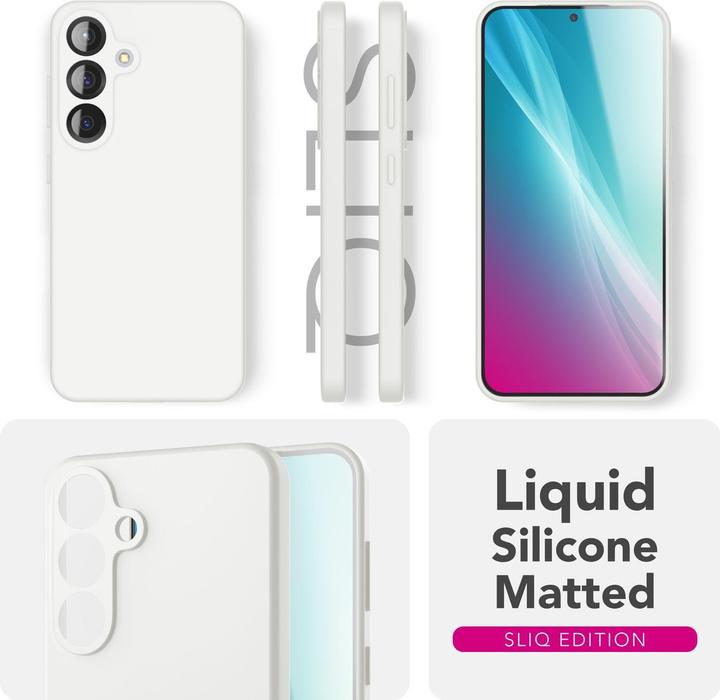 Actual product image Nalia Phoenix - Abwischbare Flüssigsilikon Hülle - Easy Clean Liquid Silicone Cover (Samsung Galaxy S25)