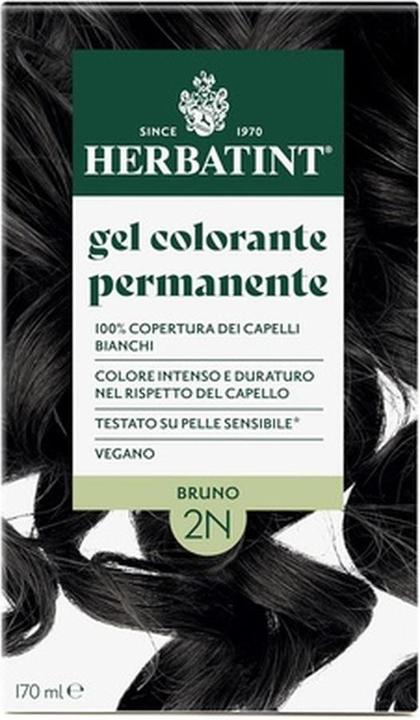 Produktbild Herbatint Permanent Hair Color 2N Brown 170ml Ammonia-Free 100% Coverage (2N Braun)