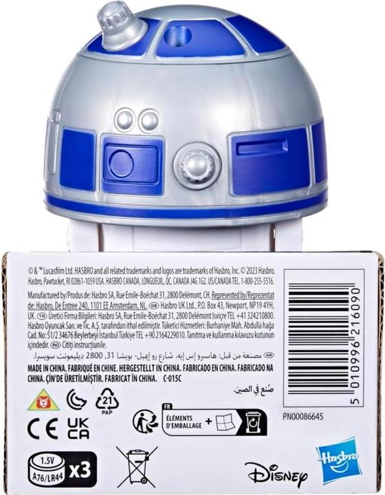 Produktbild Star Wars Droidables R2-D2, 10 cm grosse elektronische Figur, Spielzeug für Kinde