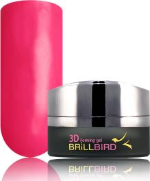 Immagine prodotto BrillBird Gel modellante 3D Rosa Scuro - 3ml (Rosa scuro, Smalto per unghie effetto gel)