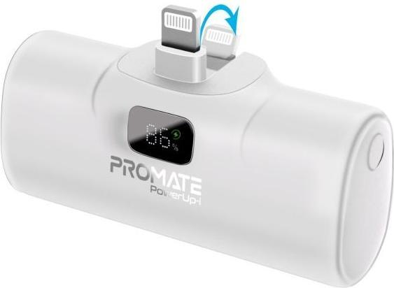 ProMate PowerUp-i 5000mAh Mini Powerbank White (5000 mAh, 18.50 Wh)