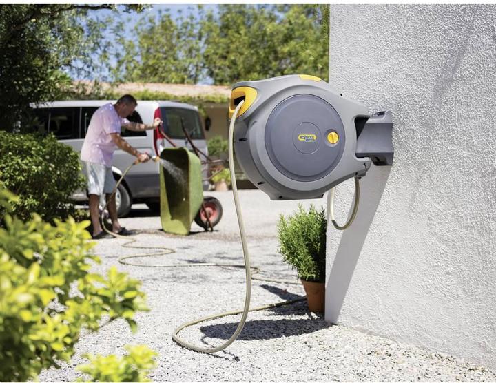 Actual product image Hozelock Garden hose reel Flow Max wall hose box 30m (28 m)