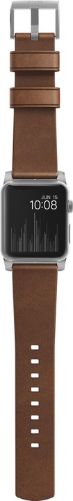 Image du produit Nomad Sangle de connexion moderne (44 mm, Cuir, Acier inoxydable, Apple Watch Series 4, Apple Watch Series 5, Apple Watch Series 6, Apple Watch SE)
