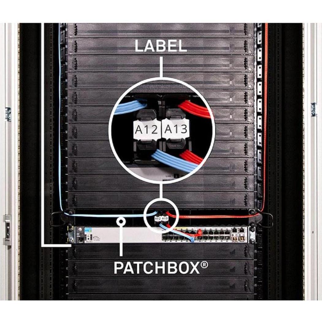 Thumbnail - PATCHBOX Beschriftung LABEL 96 Stück Labels, Server Zubehör, Weiss