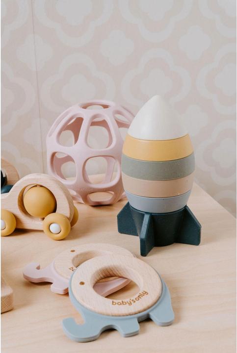 Actual product image Baby's only Babys Only baby grasping ball, old pink