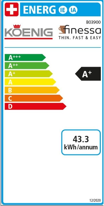 Etichetta energetica Koenig Finessa