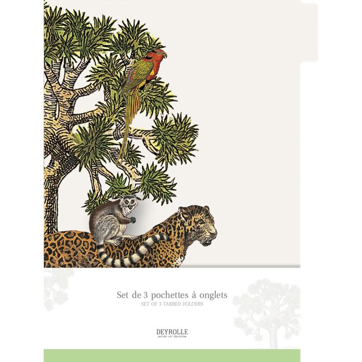 Produktbild Clairefontaine Animalis 3 Registermappen (22 x 31 cm, 1 x)