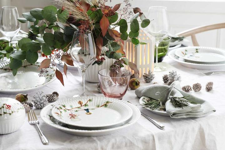 Actual product image Kähler Hammershoi Jul Christmas Plate (1 x, 19 cm)