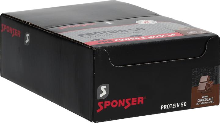 Actual product image Sponser Protein 50 (Chocolate, 25 pcs., 1250 g)