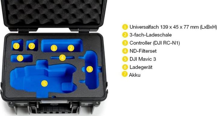Actual product image B&W International Type 3000 (Drone case, DJI Mavic 3)