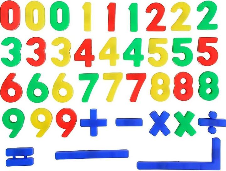 Produktbild Simba A&F Magnetzahlen /-zeichen (Deutsch, Englisch, Französisch, Italienisch, 3 - 8 Jahre)