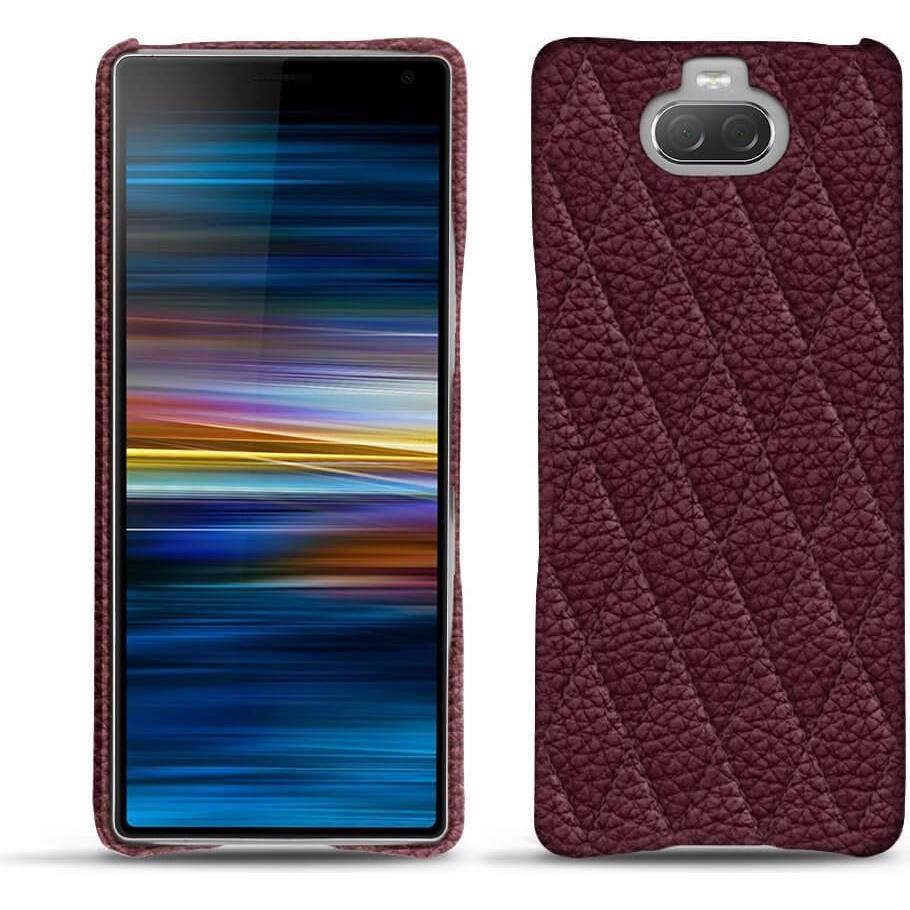 Thumbnail - Noreve Lederschutzhülle (Sony Xperia 10 Plus), Smartphone Hülle, Violett