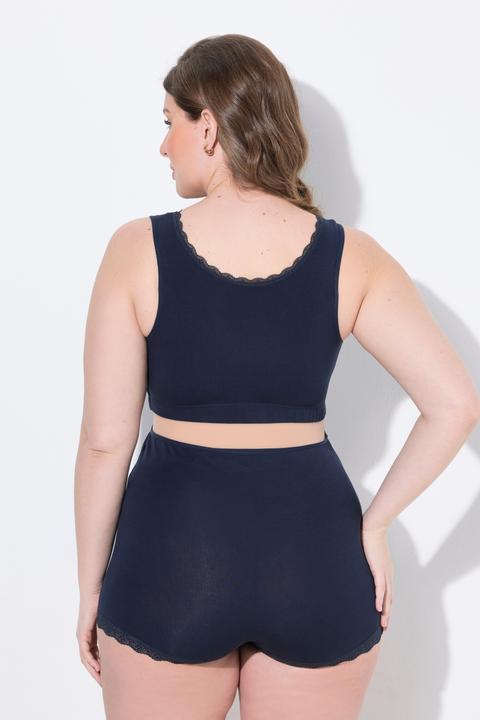 Immagine prodotto Ulla Popken Bustier per l'allattamento Bellieva di cotone biologico con pizzo e senza cuciture (48 B, 46 B)