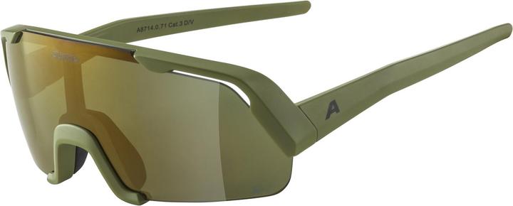 Alpina Rocket Youth Q-Lite (olive matt, Gold)