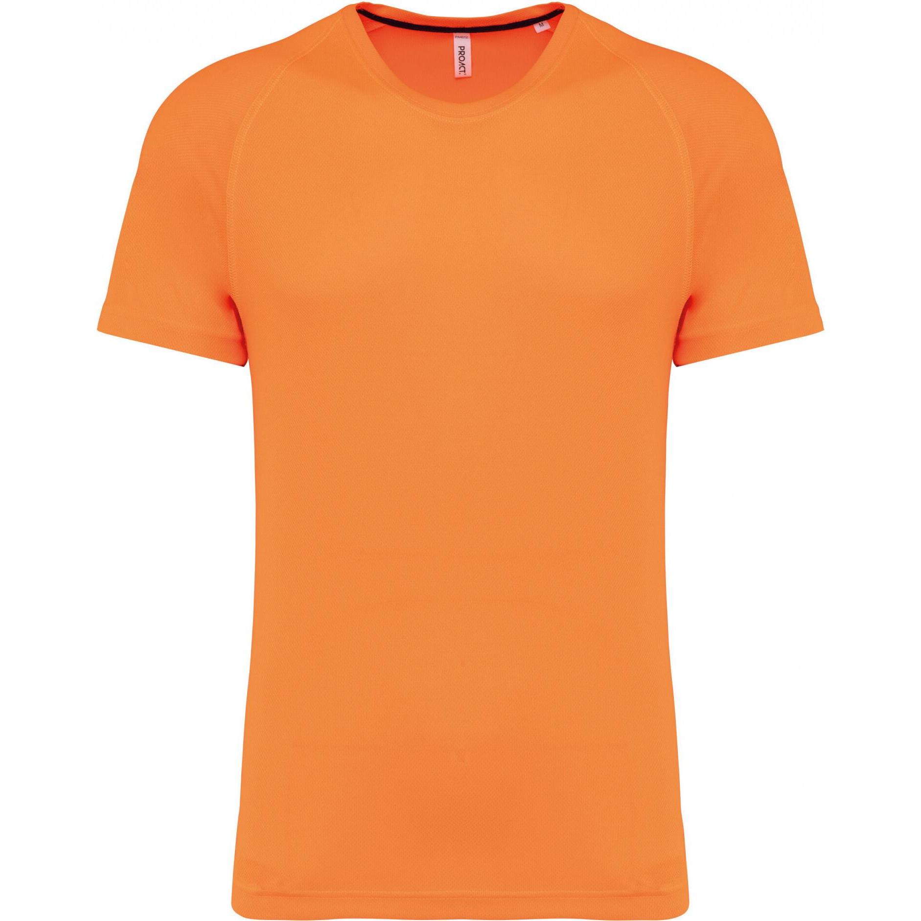 Proact, Herren, Sportshirt, Recyceltes Rundhalstrikot (XS), Orange, XS