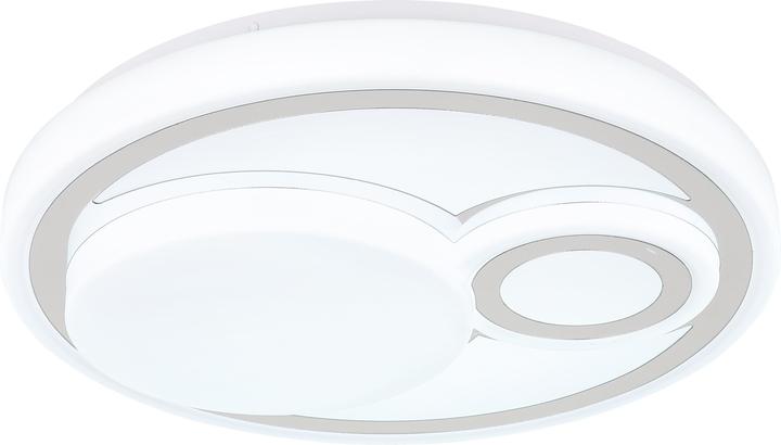 Chrome decor, white matt