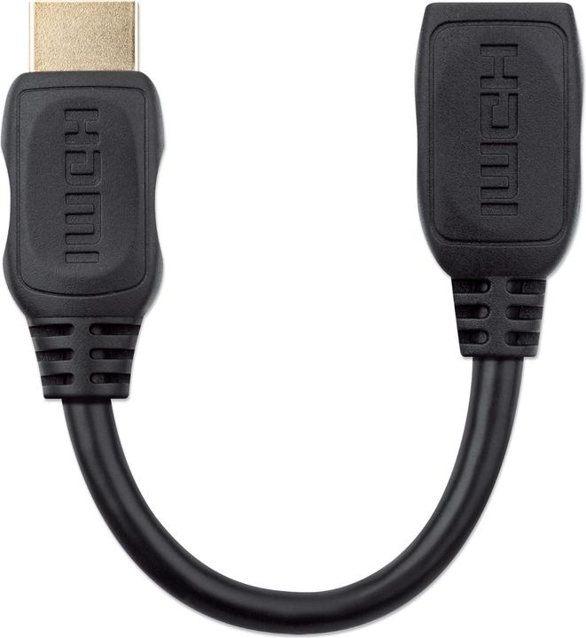 Produktbild Manhattan HDMI (Typ A) — HDMI (Typ A) (0.20 m, HDMI, 2.0)
