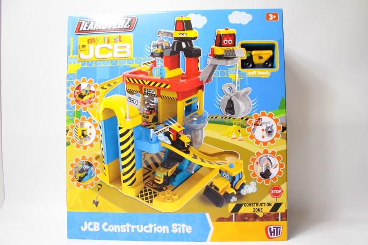 JCB Garage con camion e pietre MY 1ST
