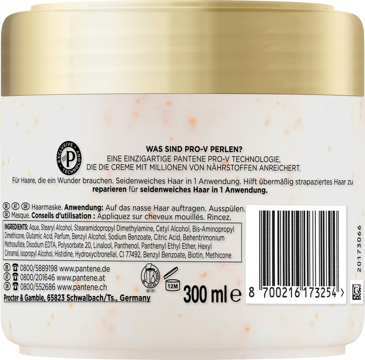 Nutritional values and ingredients Pantene Hair Rescue (300 ml)