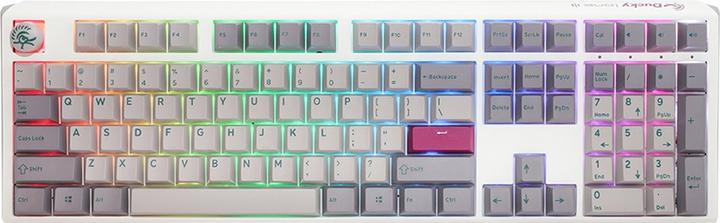 Actual product image Ducky One 3 Mist Grey Gaming Keyboard, RGB LED - MX-Brown (US) (US, Cable)