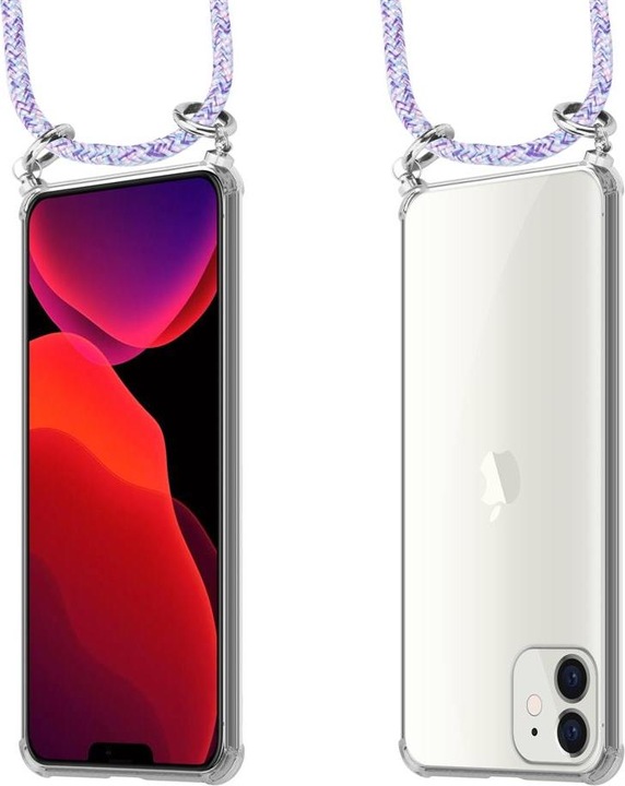 Produktbild Cadorabo TPU Handy Kette SILBER Cover