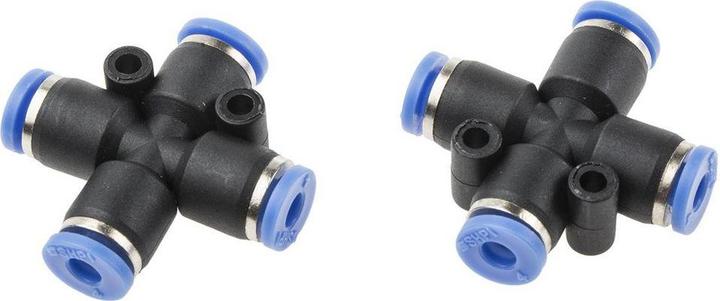 Produktbild RS PRO Equal Cross Fitting, 4 mm (Rohrverschraubung)