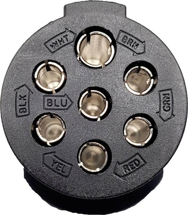 Actual product image Berger & Schröter Voltage converter adapter 7-pin 24 V to 13-pin 12 V