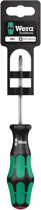 Produktbild Wera 350 PH 1 x 80 mm SB (Phillipps-Kreuzschlitz (PH))