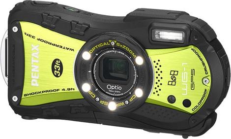 Immagine prodotto Pentax Optio WG-1 GPS, 14MP, zoom 5x WW, impermeabile, verde (1/2,3'')