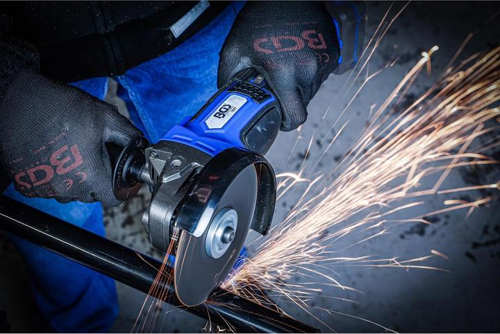 Produktbild BGS - Akku-Winkelschleifer-Satz, bürstenlos, 18 V, mit Akku und Schnell-Ladegerät