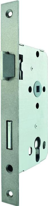 Produktbild Bever Korridor-Einsteckschloss links, PZ72, DIN, Stumpf, Stulpe silber lackiert (Einsteckschloss)