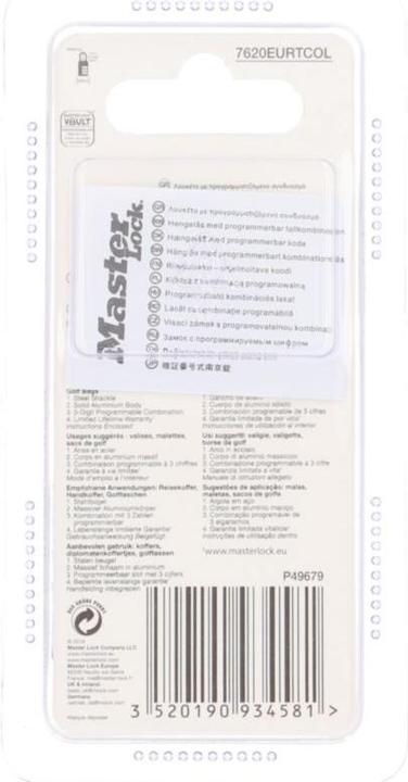 Actual product image Master Lock Padlock