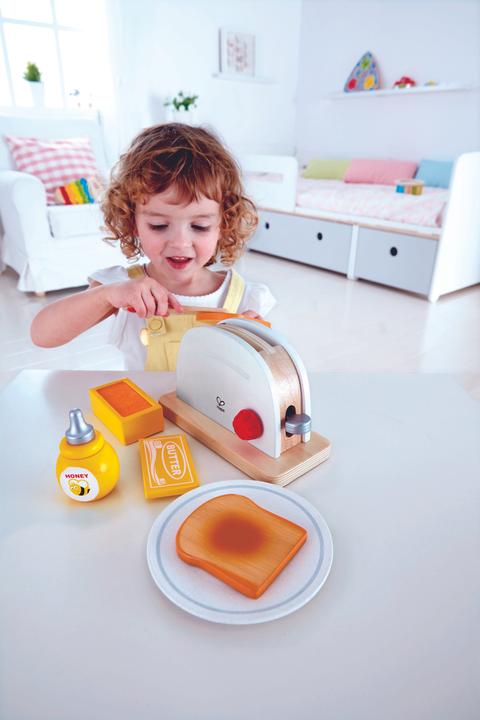 Actual product image Hape Pop-up toaster set