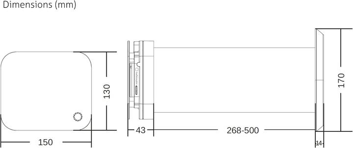 Produktbild Tourbionaire Aussenluftabsaug- und Reinigungsgerät mit HEPA-Filter (20 m²)