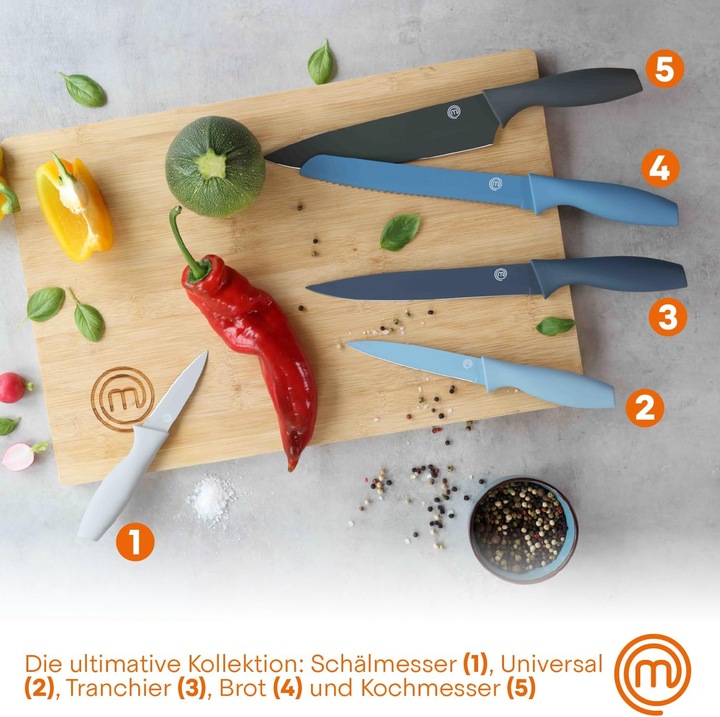 Immagine prodotto Masterchef Set di coltelli da 5 pezzi
