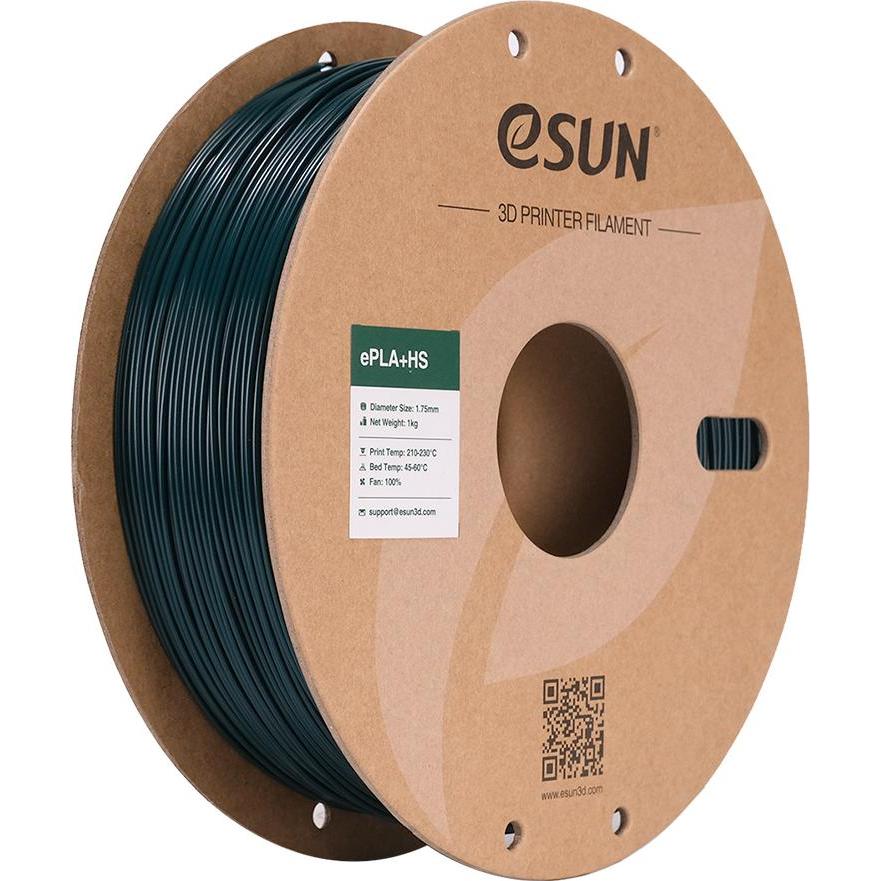 eSUN EPLA+HS 1,75mm GREEN 1kg (PLA+, 1.75 mm, 1000 g, Grün), 3D Filament, Grün