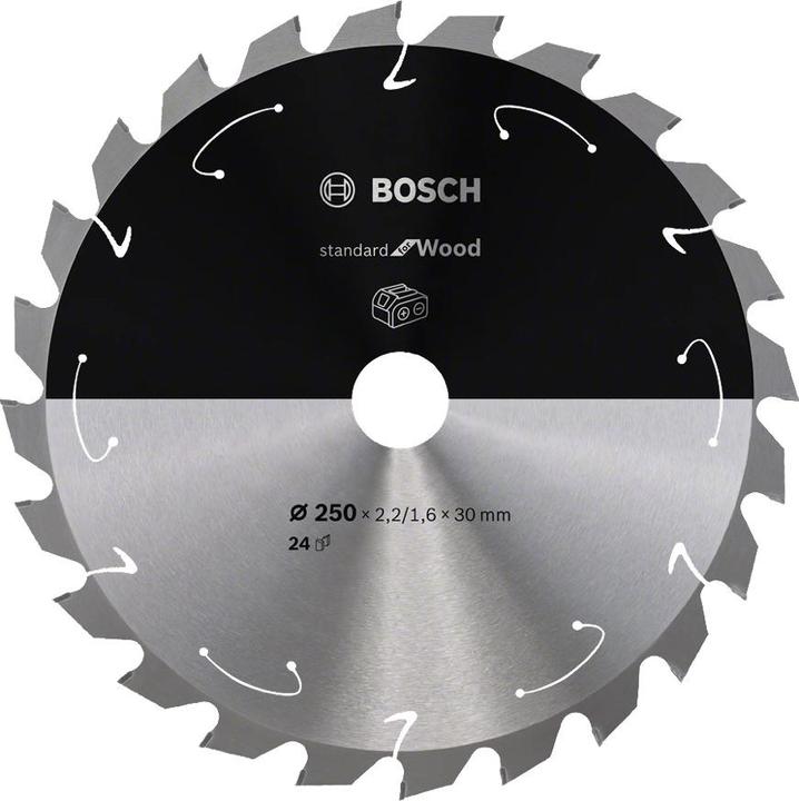 Produktbild Bosch Professional Zubehör PRO Wood cordless Kreissägeblatt, 250 x 2,2 x 30 mm