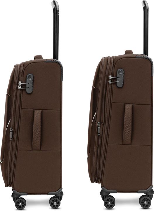 Produktbild Stratic taska 4-Rollen Trolley M 65 cm mit Dehnfalte (74 l, M (50 - 90l))