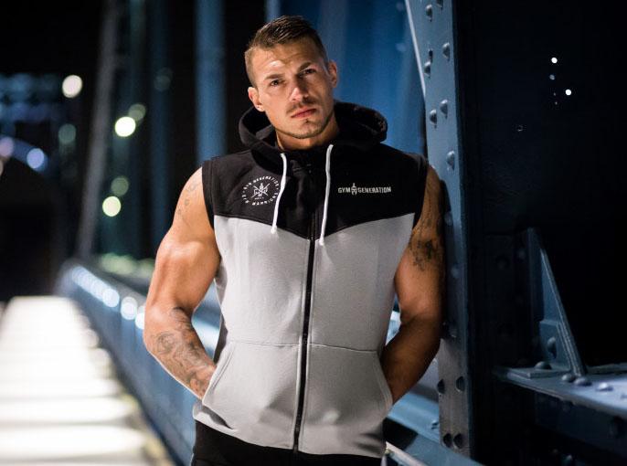 Produktbild Gym Generation Warriors Hoodie GREY (S, M)