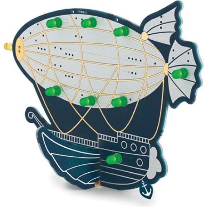Whadda Zeppelin In Design Retrò - Kit Per Imparare A Saldare, Modulo elettronico
