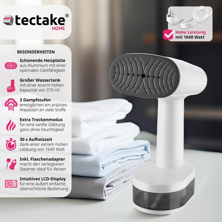 Actual product image tectake Steam straightener