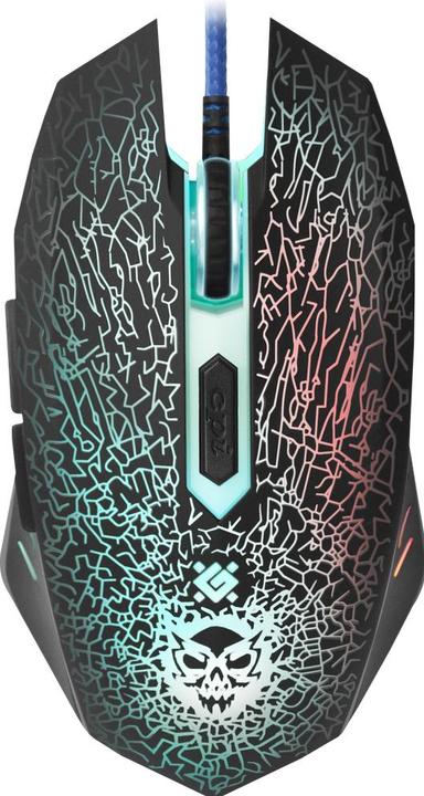 Produktbild Defender Shock Shock 52110 Computer-Mauspad-Patrone (optisch, 3200 DPI, schwarze Farbe) (Kabelgebunden)