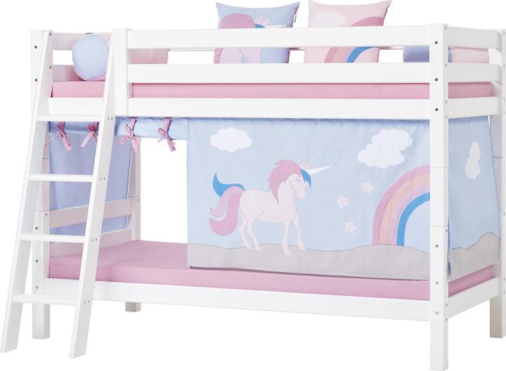 Produktbild Hoppekids Leiter für ECO Luxury Etagenbett und mittelhohes Bett, schräg, weiss