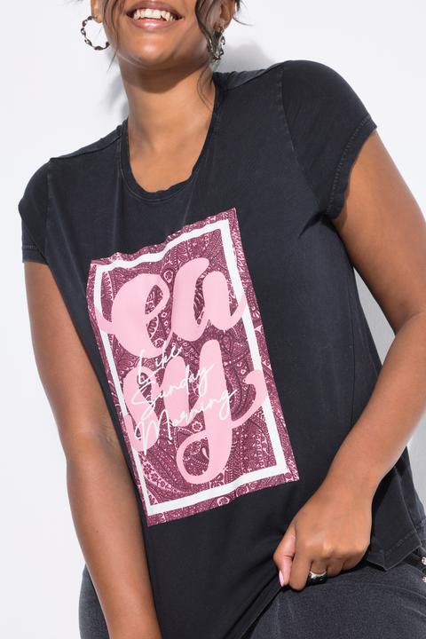 Actual product image Studio Untold T-Shirt, Classic Shape, Paisley-Statement (58)
